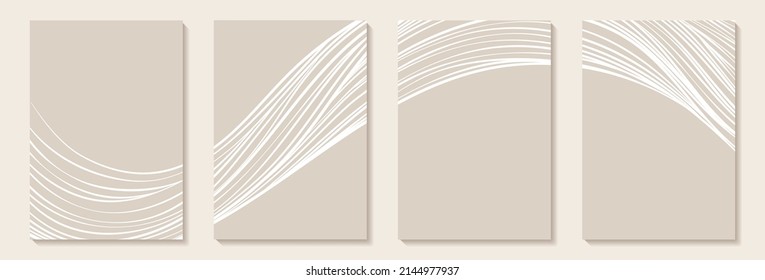 Modern abstract design template with linear abstract art wave black and whie background for wallpaper design. Vector stripe pattern. Liquid color background design. Abstract modern print
