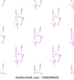 Modern abstract design template with pink lavender violet pattern on purple background for textile design. Fabric texture. 