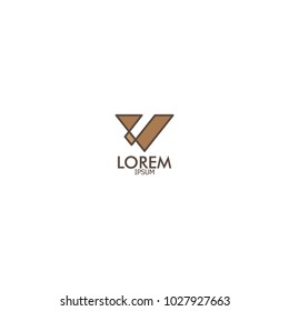 Modern abstract design vector element for identity, logotype or icon