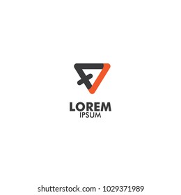 Modern abstract design vector element for identity, logotype or icon