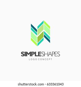 Modern abstract design vector element for identity, logotype or icon.