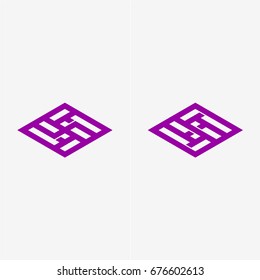 Modern abstract design vector element for identity, logotype or icon.
