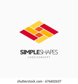 Modern abstract design vector element for identity, logotype or icon.
