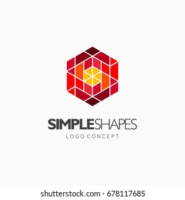 Modern abstract design vector element for identity, logotype or icon.
