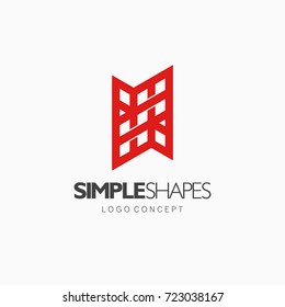 Modern abstract design vector element for identity, logotype or icon.
