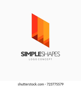 Modern abstract design vector element for identity, logotype or icon.
