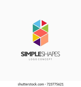 Modern abstract design vector element for identity, logotype or icon.
