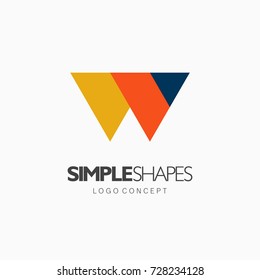 Modern abstract design vector element for identity, logotype or icon.
