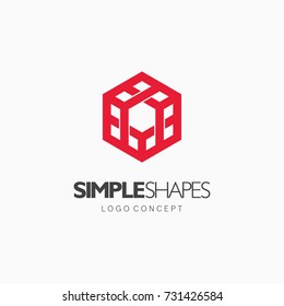 Modern abstract design vector element for identity, logotype or icon.
