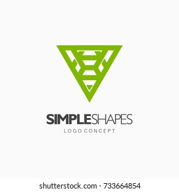 Modern abstract design vector element for identity, logotype or icon.
