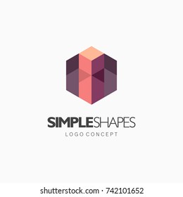 Modern abstract design vector element for identity, logotype or icon.
