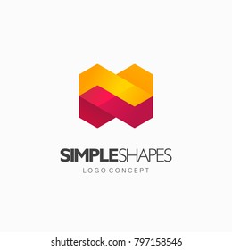 Modern abstract design vector element for identity, logotype or icon.
