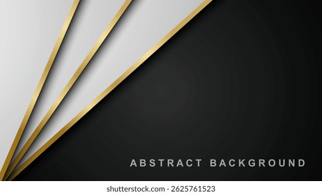 Fondo de estilo de papel geométrico de Ilustración vectorial de diseño Abstractas moderno