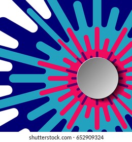 Modern abstract design. Vector infographic illustration.