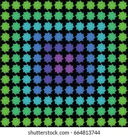 Modern abstract detailed dot pattern