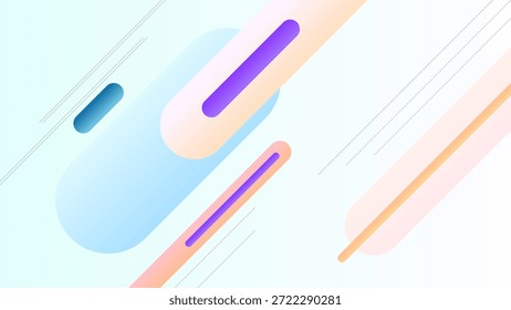 Moderno Abstrato Linha Diagonal Fundo Minimalista Formas Geométricas Gradiente Design Colorido. Bom para banners de site, apresentações corporativas, marca, cartazes, mídias sociais e modelos de design profissional