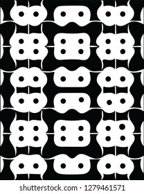 Modern abstract dice numbers decorative shape vector pattern design for creative ideas