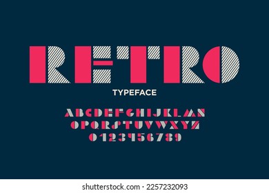 Modern abstract digital alphabet font. Minimal technology typography, Creative urban sport fashion futuristic font. Trendy typography 