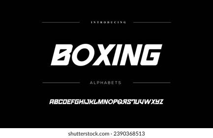 Modern abstract digital alphabet font. Minimal technology typography, Creative urban sport fashion futuristic font and with numbers. vector illustration