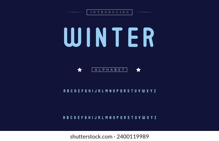 Modern abstract digital alphabet font. Minimal technology typography, Creative urban sport fashion futuristic font and with numbers. vector illustration