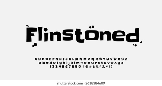 Modern abstract digital alphabet font. Minimal technology typography, Creative urban sport fashion futuristic font and with numbers. vector illustration

