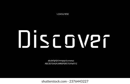 Modern abstract digital crypto font. Logo creative font, type, technology, movie, digital, music, movie. Font and illustration in vector format.