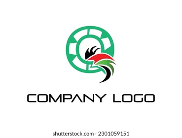 Modern abstract digital logo. typography, Creative Bird logo and  Minimal technology   vector illustration logo.  symbol set for  artist, modern style Awesome logo in shape a template Mode flat.