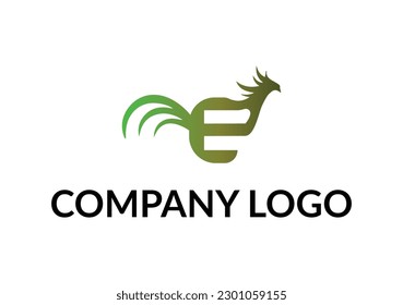 Modern abstract digital logo. typography, Creative Bird logo and  Minimal technology   vector illustration logo.  symbol set for  artist, modern style Awesome logo in shape a template Mode flat.
