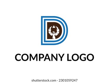 Modern abstract digital logo. typography, Creative Bird logo and  Minimal technology   vector illustration logo.  symbol set for  artist, modern style Awesome logo in shape a template Mode flat.