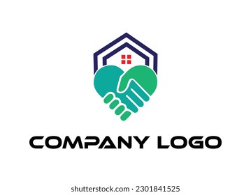 Modern abstract digital logo. typography, Creative Hand logo and  Minimal technology   vector illustration logo.  symbol set for  artist, modern style Awesome logo in shape a template Mode flat.