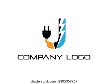 Modernes abstraktes digitales Logo. Typografie, Creative Electrical Logo und Minimaltechnologie   Vektorgrafik-Logo.  Symbol Set für Künstler, moderne Stil Awesome Logo in Form einer Vorlage Mode flach.