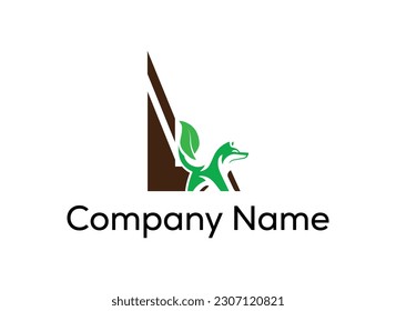 Modernes abstraktes digitales Logo. Typografie, Creative Fox-Logo und Minimaltechnologie   Vektorgrafik-Logo.  Symbol Set für Künstler, moderne Stil Awesome Logo in Form einer Vorlage Mode flach.