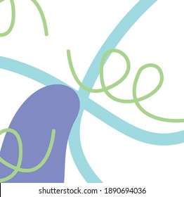 Modern Abstract Digital Painting, Color Abstraction Poster, perfect for home decoration wall hanging