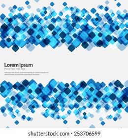 Modern Abstract Digital Semi Distorted Squares Background