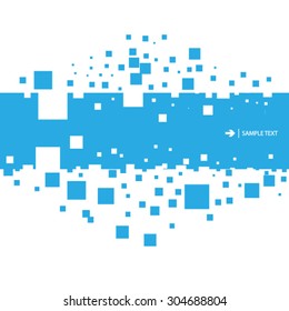 Modern Abstract Digital Squares Background