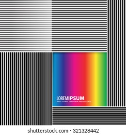 Modern Abstract Digital Squares Background