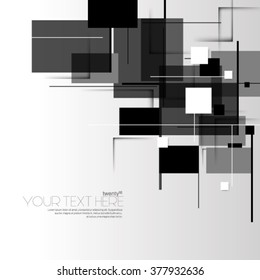 Modern Abstract Digital Squares Background