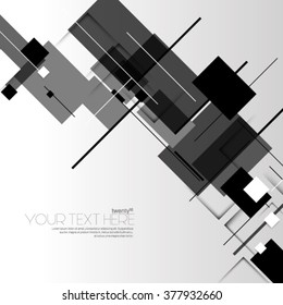 Modern Abstract Digital Squares Background
