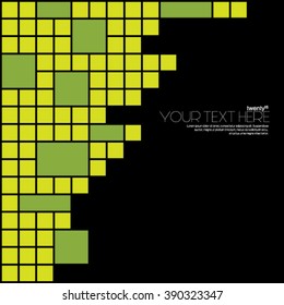 Modern Abstract Digital Squares Background