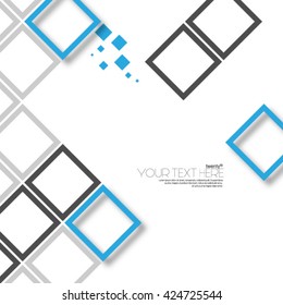 Modern Abstract Digital Squares Layout/Design Cover Background