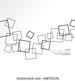 Modern Abstract Digital Squares Layout/Design Cover Background