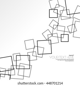 Modern Abstract Digital Squares Layout/Design Cover Background