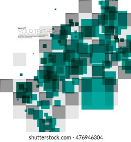 Modern Abstract Digital Squares Layout/Design Background