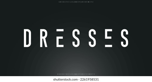 Modern abstract digital tech font. Logo creative font, type, technology, movie, digital, music, movie. Font and illustration in vector format.