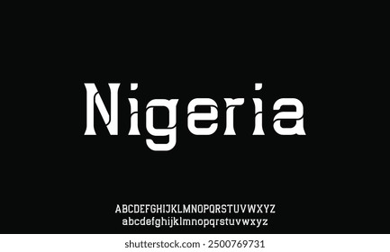 Modern abstract digital tech font. Logo creative font, type, technology, movie, digital, music, movie. Fonts and illustration in vector format.