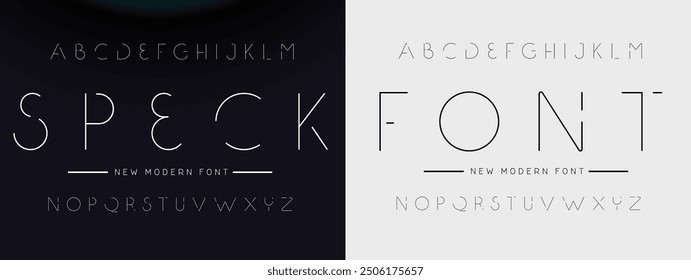 Modern abstract digital tech font. Logo creative font, type, technology, movie, digital, music, movie. Font and illustration in vector format.