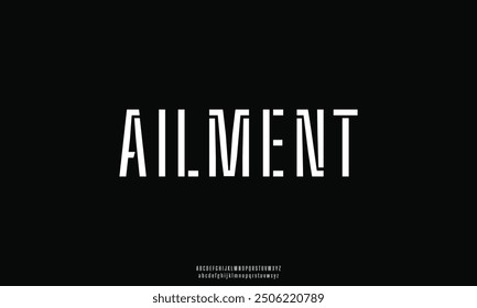 Modern abstract digital tech font. Logo creative font, type, technology, movie, digital, music, movie. Fonts and illustration in vector format. Luxury Font.