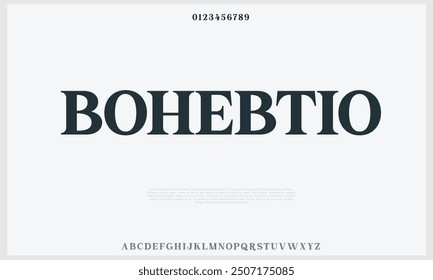 Modern abstract digital tech font. Logo creative font, type, technology, movie, digital, music, movie. Font and illustration in vector format