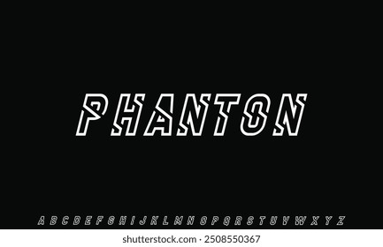 Modern abstract digital tech font. Logo creative font, type, technology, movie, digital, music, movie. Font and illustration in vector format.