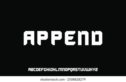 Modern abstract digital tech font. Logo creative font, type, technology, movie, digital, music, movie. Fonts and illustration in vector format. Luxury Font.